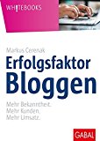 Erfolgsfaktor bloggen